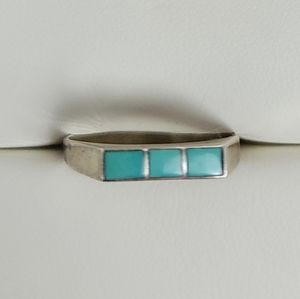 Vintage Tourquose Silver Ring  Indian Jewelry